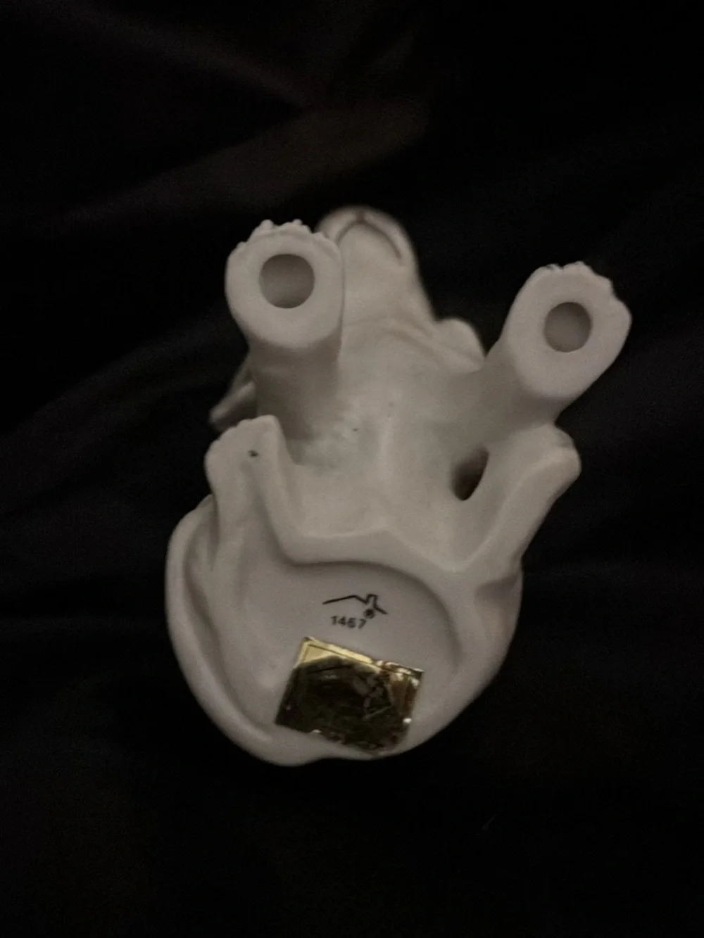 Goebel White Dog Figurine Decorative Pet Statue - Unbranded